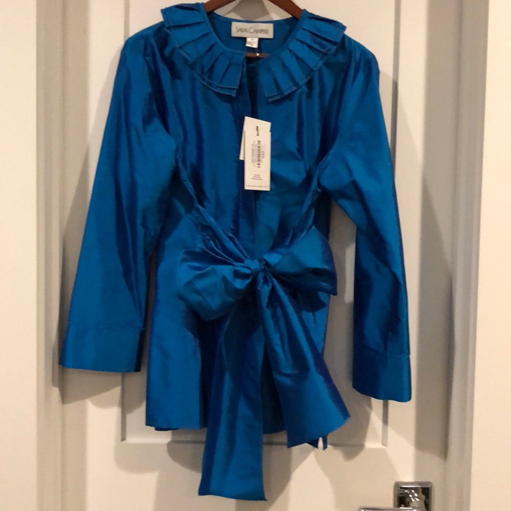 NWT Sara Campbell silk blouse